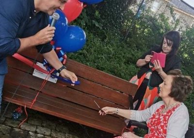 DCIL Park Bench Ribbon Cutting